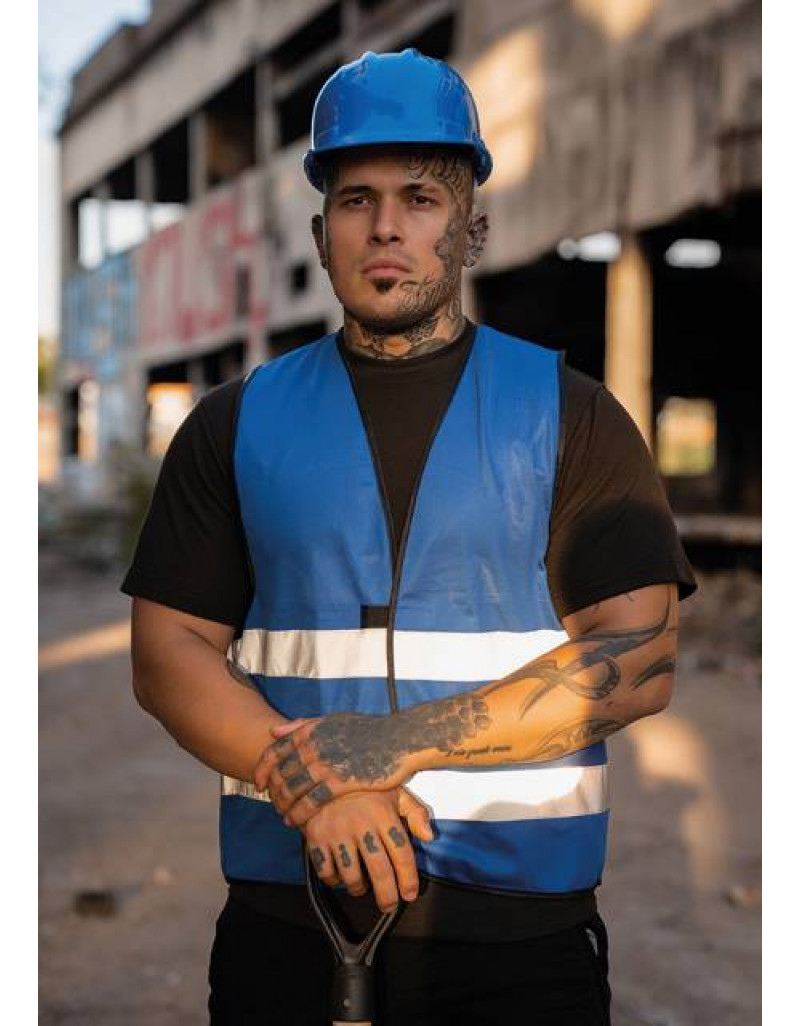 Vestă de lucru cu elemente reflectorizante